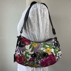 Gia Milani Floral Shoulder Bag EUC